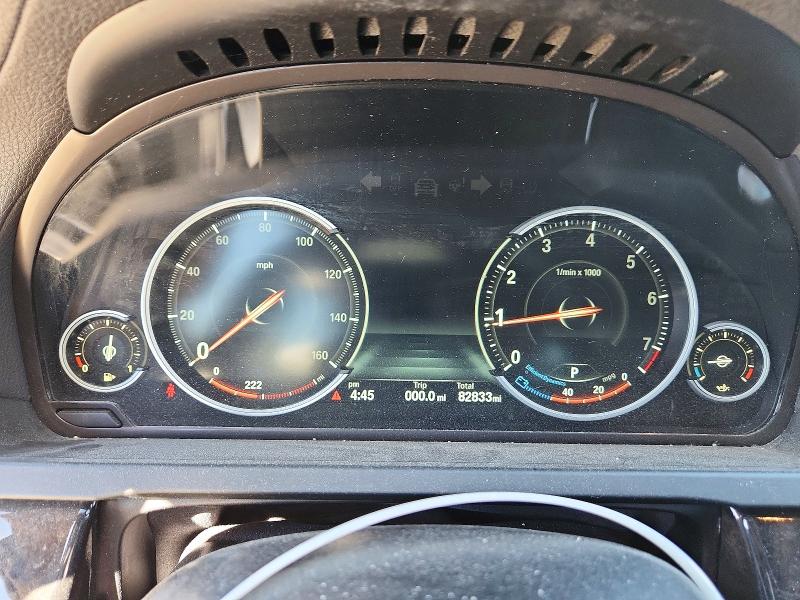 2015 BMW 7er VIN WBAYA6C5XFD826959 COPART salvage auction — FRONT END, Ca - Salvage Certificate, sold $600 on 2026-07-28 (photo 9)