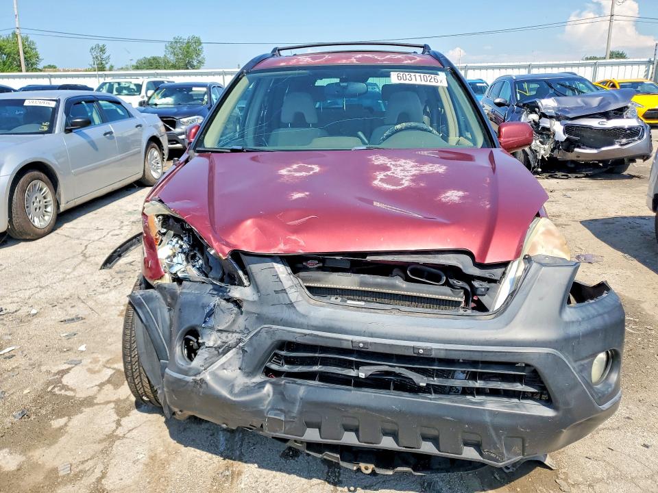 2006 Honda Cr-v VIN JHLRD78866C063466 COPART salvage auction — FRONT END, In - Cert Of Title-Salvage Title, sold $400 on 2026-07-27 (photo 5)