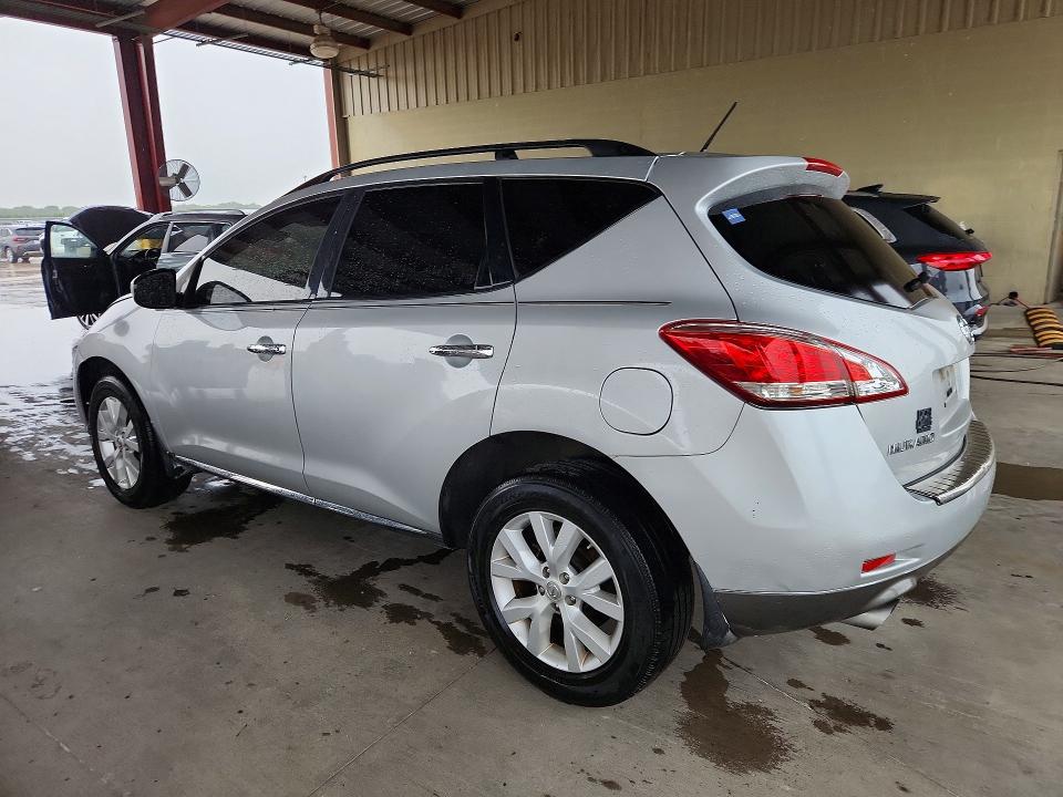 2014 Nissan Murano VIN JN8AZ1MU8EW416139 COPART salvage auction — MECHANICAL, TX - BONDED REBUILT SALVAGE, sold $200 on 2026-07-20 (photo 2)