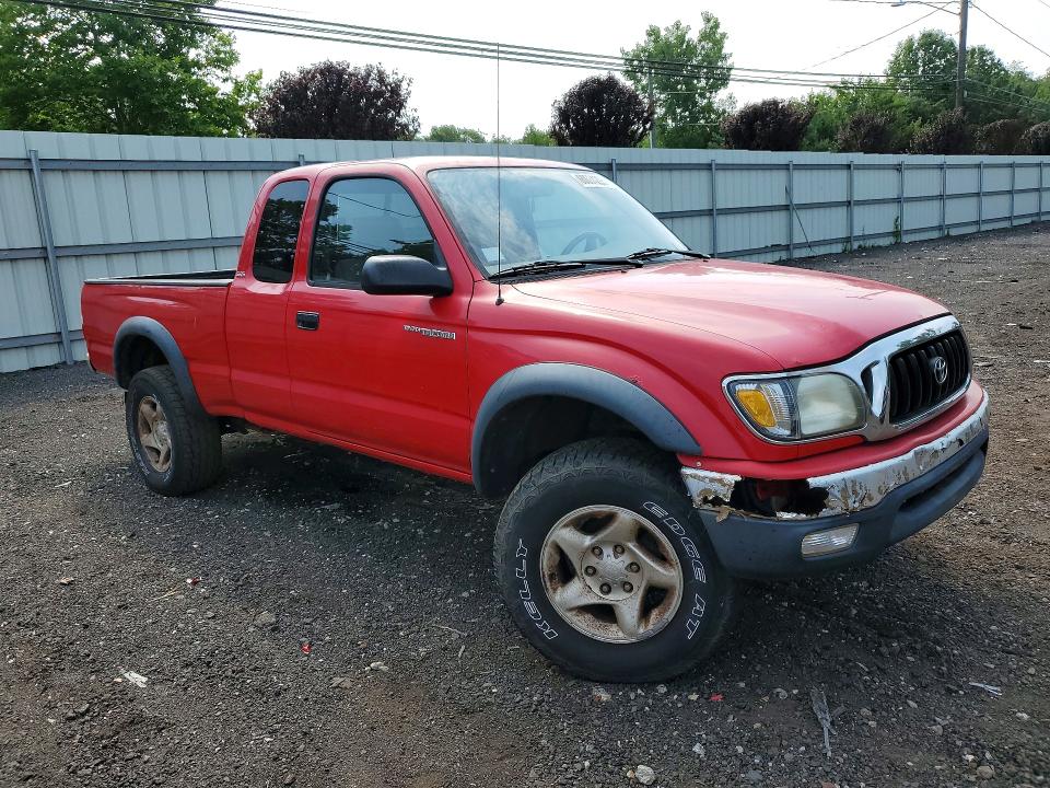 2001 Toyota Tacoma VIN 5TEWM72N11Z847661 COPART salvage auction — MECHANICAL, Ct - Certificate Of Title, sold $1,600 on 2026-07-31 (photo 4)