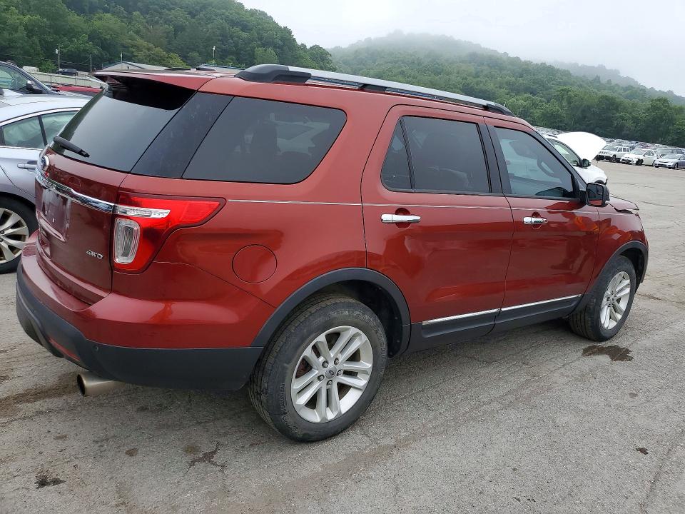 2014 Ford Explorer VIN 1FM5K8D86EGB88936 COPART salvage auction — FRONT END, Pa - Certificate Of Salvage, sold $1,500 on 2026-07-30 (photo 3)