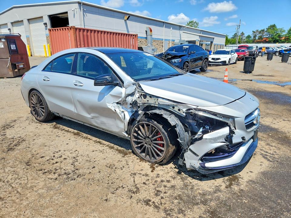 2017 Mercedes-benz Cla-klasse amg VIN WDDSJ5CB4HN430134 COPART salvage auction — FRONT END, Ct - Cert Of Title-Salvage, sold $6,200 on 2026-08-11 (photo 4)