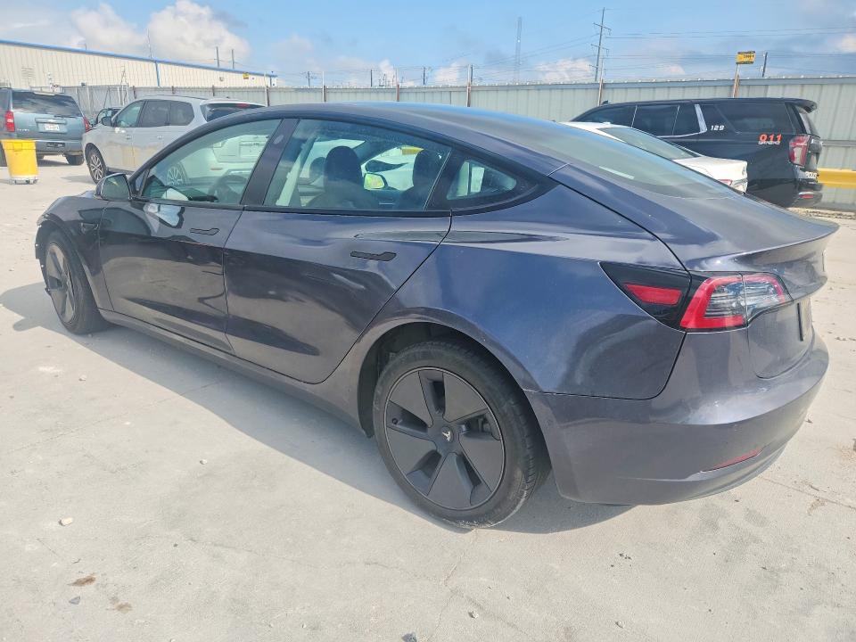 2021 Tesla Model 3 VIN 5YJ3E1EA5MF093398 COPART salvage auction — FRONT END, TX - SALVAGE VEHICLE TITLE, sold $6,200 on 2026-08-31 (photo 2)