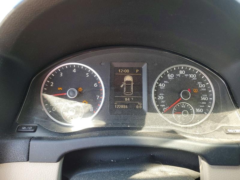 2015 Volkswagen Tiguan VIN WVGAV7AX5FW550077 COPART salvage auction — REAR END, Nm - Cert Of Title-Salvage, sold $1,650 on 2026-07-29 (photo 9)