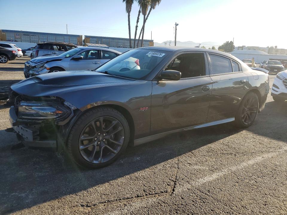 2023 Dodge Charger VIN 2C3CDXGJ3PH584381 COPART salvage auction — SIDE, Salvage Title, sold $13,700 on 2026-08-25 (photo 1)