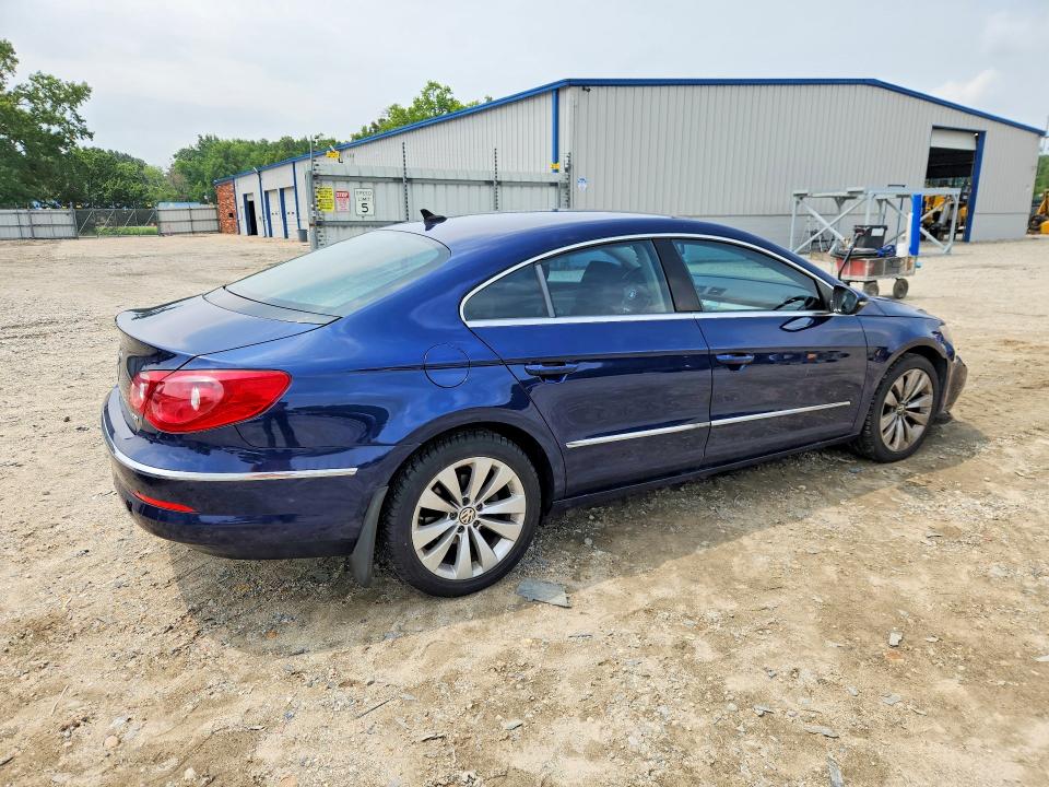 2011 Volkswagen Cc VIN WVWMN7ANXBE721888 COPART salvage auction — FRONT END, Va - Certificate Of Title, sold $125 on 2026-07-28 (photo 3)