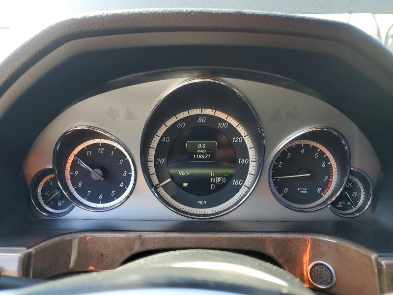 2013 Mercedes-benz E-klasse VIN WDDHF5KB5DA747421 COPART salvage auction — NORMAL WEAR, Ca - Dis/Dlr/Exp Only Clean Title, sold $3,600 on 2026-08-06 (photo 9)
