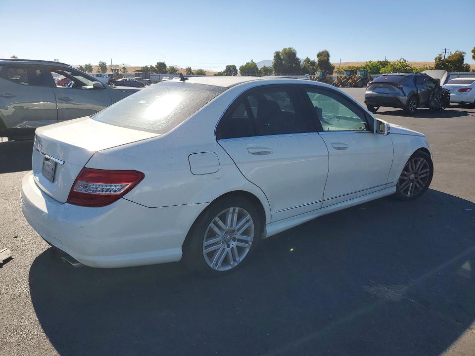 2010 Mercedes-benz C class VIN WDDGF5EB2AR087262 COPART salvage auction — FRONT END, Ca - Dis/Dlr/Exp Only Clean Title, sold $225 on 2026-08-03 (photo 3)