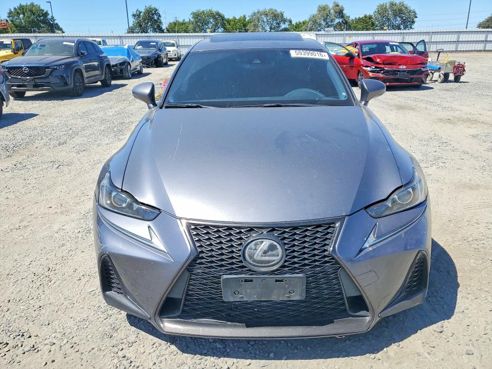 2017 Lexus Is VIN JTHBA1D28H5039214 COPART salvage auction — REAR END, Ca - Salvage Certificate, sold $4,350 on 2026-07-14 (photo 5)