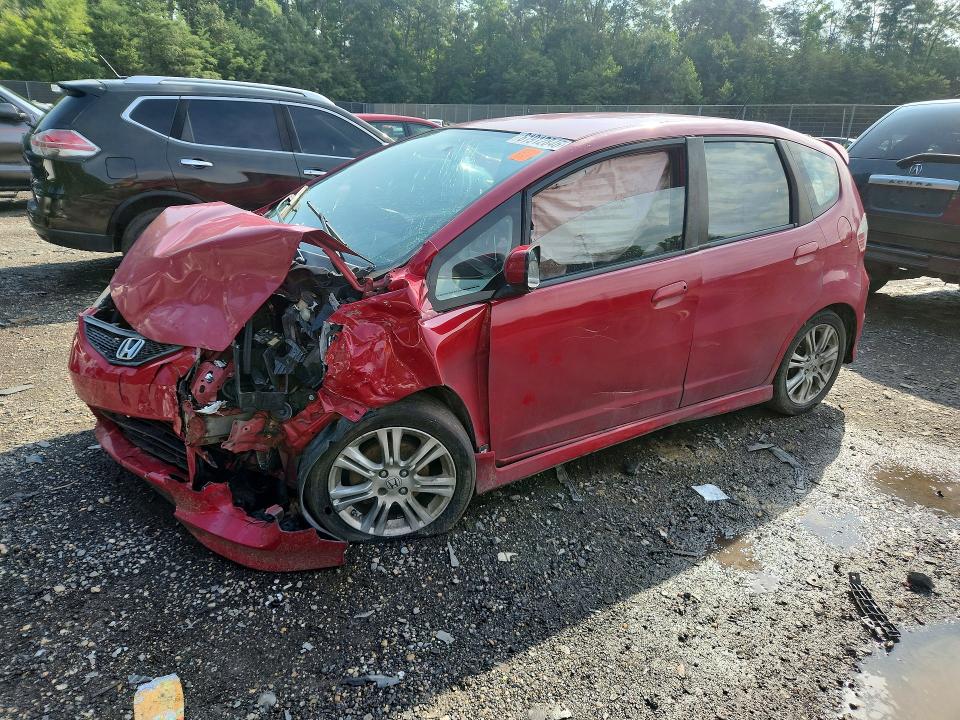 2009 Honda Fit VIN JHMGE884X9S019449 COPART salvage auction — FRONT END, Md - Cert Of Salvage > 75% Damage, sold $200 on 2026-07-28 (photo 1)