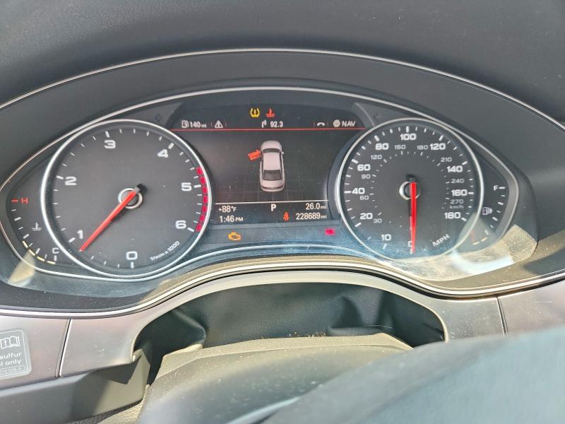 2014 Audi A6 VIN WAUHMAFC1EN149667 COPART salvage auction — MINOR DENT/SCRATCHES, Tn - Certificate Of Title (P), sold $4,650 on 2026-08-05 (photo 9)