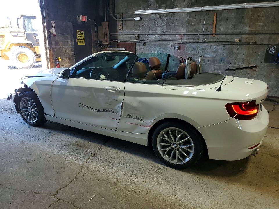 2015 BMW 2er VIN WBA1K7C53FV235497 COPART salvage auction — FRONT END, NY - MV-907A SALVAGE CERTIFICATE, sold $1,800 on 2026-07-27 (photo 2)