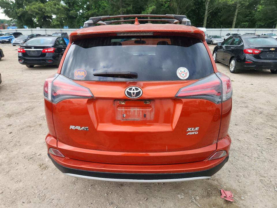 2016 Toyota Rav 4 VIN JTMRFREV0GJ066518 COPART salvage auction — FRONT END, Va - Cert Of Title - Salvage, sold $2,100 on 2026-07-28 (photo 6)