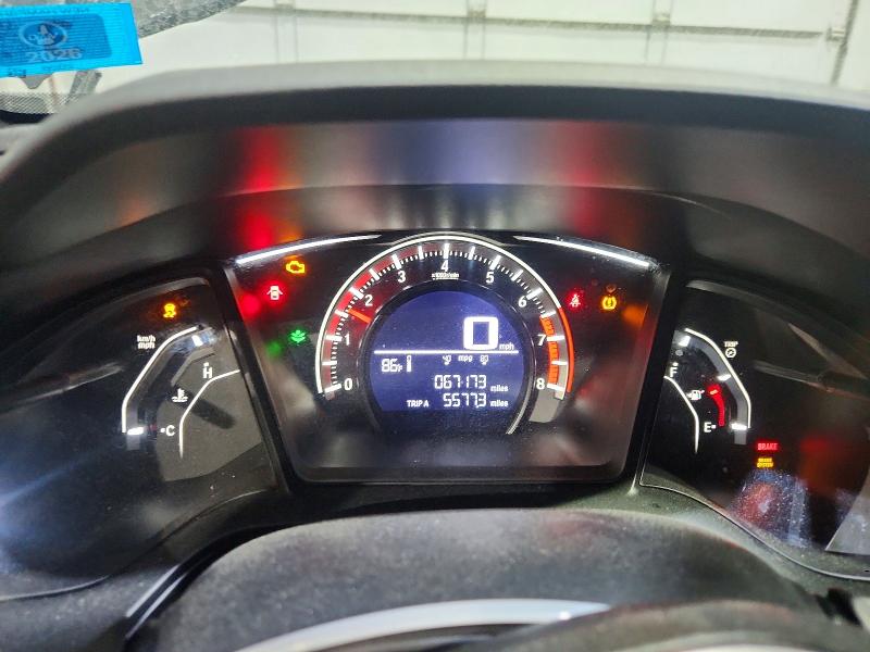 2018 Honda Civic VIN SHHFK7G47JU217004 COPART salvage auction — REAR END, Nh - Cert Of Title-Salvage, sold $350 on 2026-07-21 (photo 9)