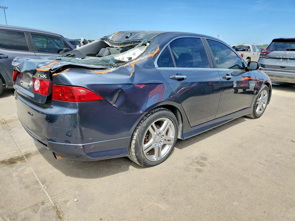 2005 Acura Tsx VIN JH4CL96905C015326 COPART salvage auction — ROOF, TX - SALVAGE VEHICLE TITLE (P), sold $200 on 2026-07-13 (photo 3)
