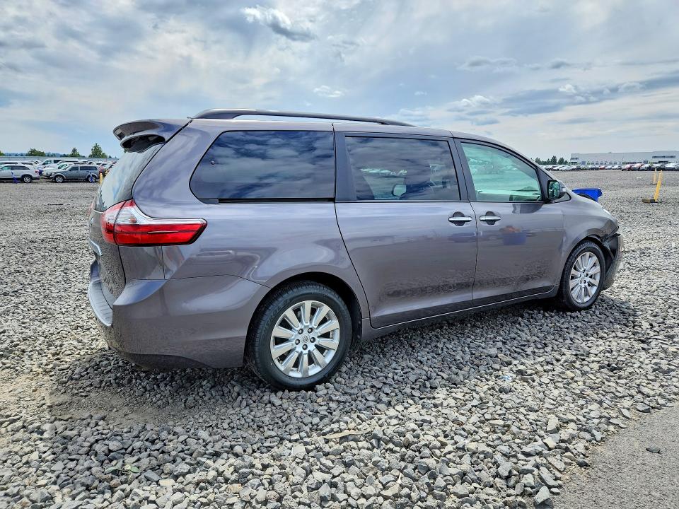 2015 Toyota Sienna VIN 5TDYK3DC3FS617417 COPART salvage auction — FRONT END, WA - BILL OF SALE, sold $4,700 on 2026-07-29 (photo 3)