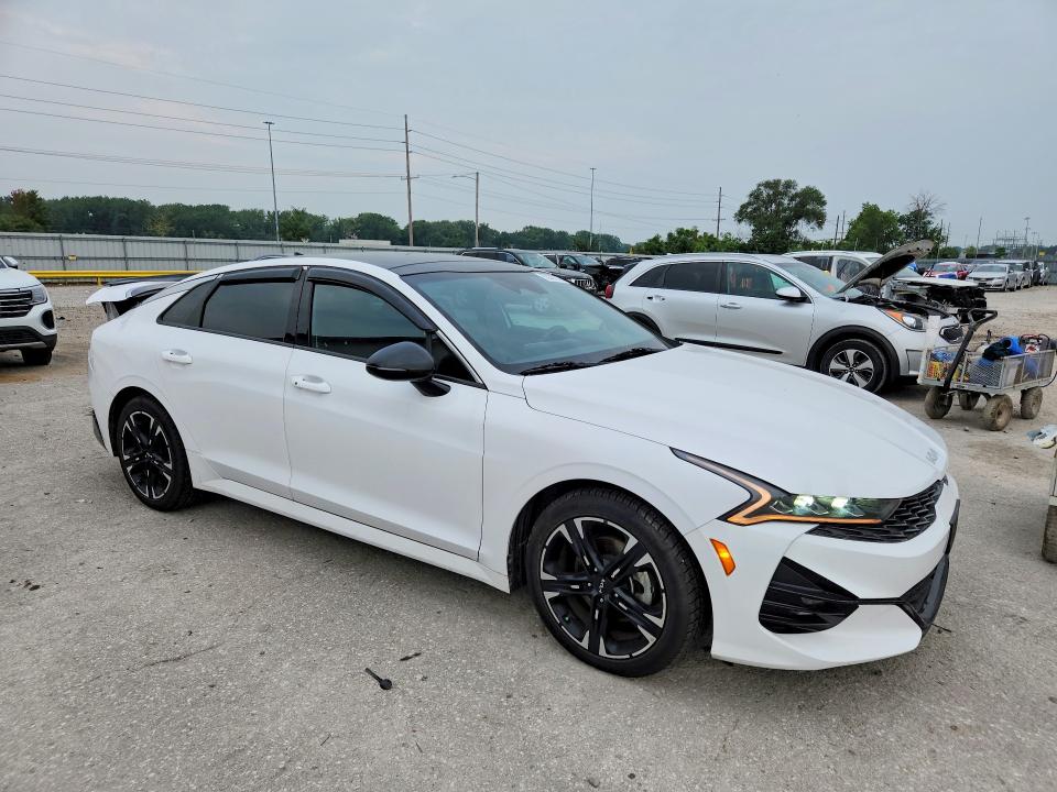 2023 Kia K5 VIN 5XXG64J22PG222407 COPART salvage auction — REAR END, Ia - Cert Of Title-Salvage Title, sold $9,600 on 2026-08-21 (photo 4)