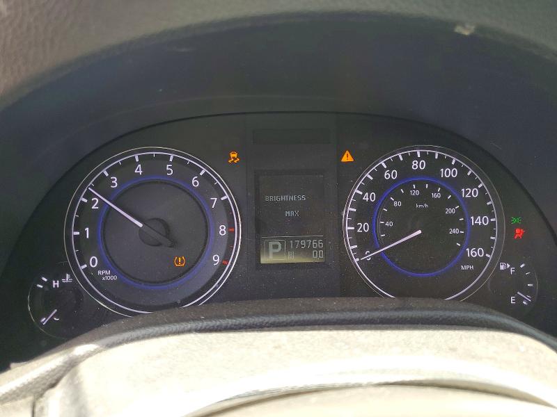 2013 Infiniti G VIN JN1CV6AP8DM304286 COPART salvage auction — FRONT END, Ca - Salvage Certificate, sold $550 on 2026-07-30 (photo 9)