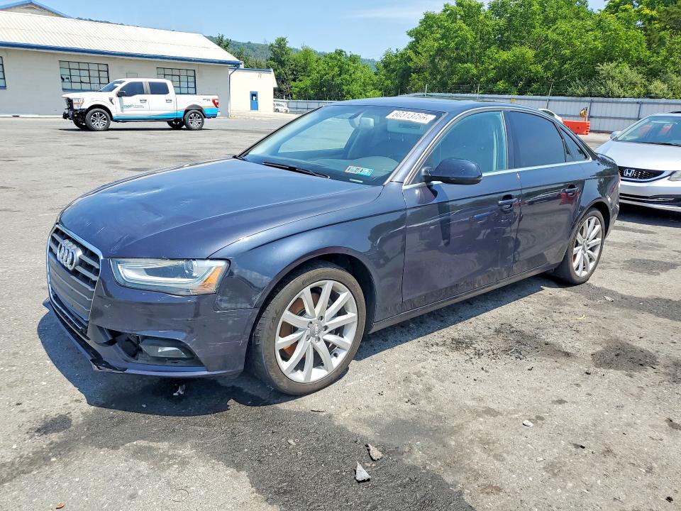 2013 Audi A4 VIN WAUFFAFL0DN006659 COPART salvage auction — FRONT END, Pa - Certificate Of Salvage, sold $300 on 2026-07-28 (photo 1)