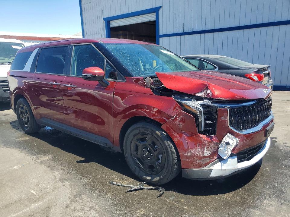 2026 Kia Carnival VIN KNDNB5K38T6599395 COPART salvage auction — FRONT END, CA - CERTIFICATE OF TITLE, sold $17,700 on 2026-07-20 (photo 4)