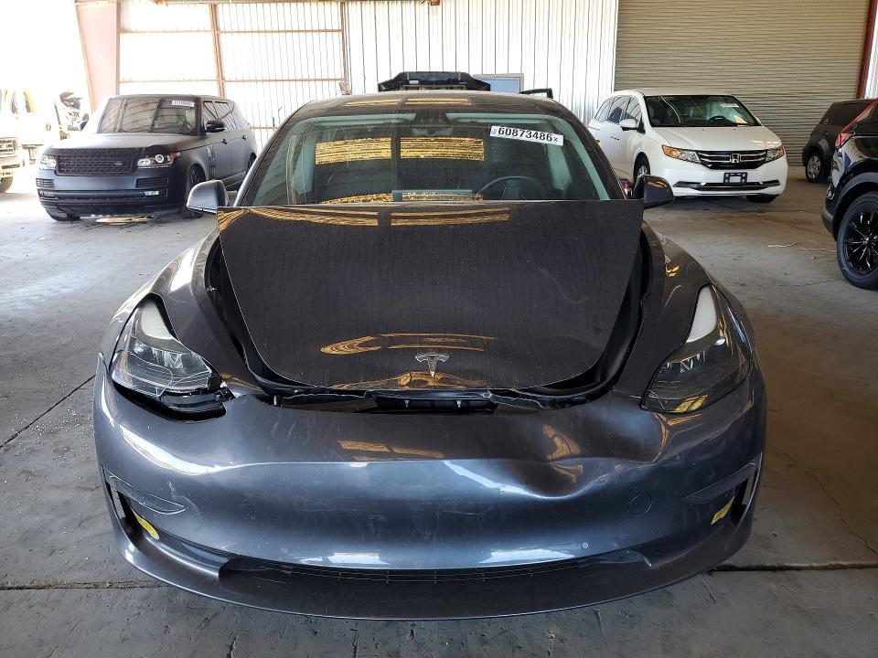 2022 Tesla Model 3 VIN 5YJ3E1EA0NF155176 COPART salvage auction — FRONT END, CA - SALVAGE CERTIFICATE, sold $6,500 on 2026-07-20 (photo 5)