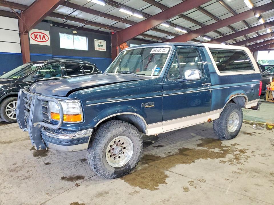 1993 Ford Bronco VIN 1FMEU15NXPLA40353 COPART salvage auction — ALL OVER, MA - CERTIFICATE OF TITLE, sold $3,450 on 2026-07-09 (photo 1)