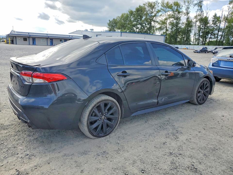 2022 Toyota Corolla VIN 5YFS4MCE0NP115206 COPART salvage auction — SIDE, FL - CERTIFICATE OF TITLE, sold $6,800 on 2026-07-21 (photo 3)