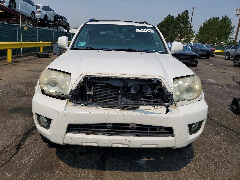 2007 Toyota 4runner VIN JTEBT17R770067176 COPART salvage auction — FRONT END, Co - Public - Salvage Title, sold $2,850 on 2026-07-14 (photo 5)