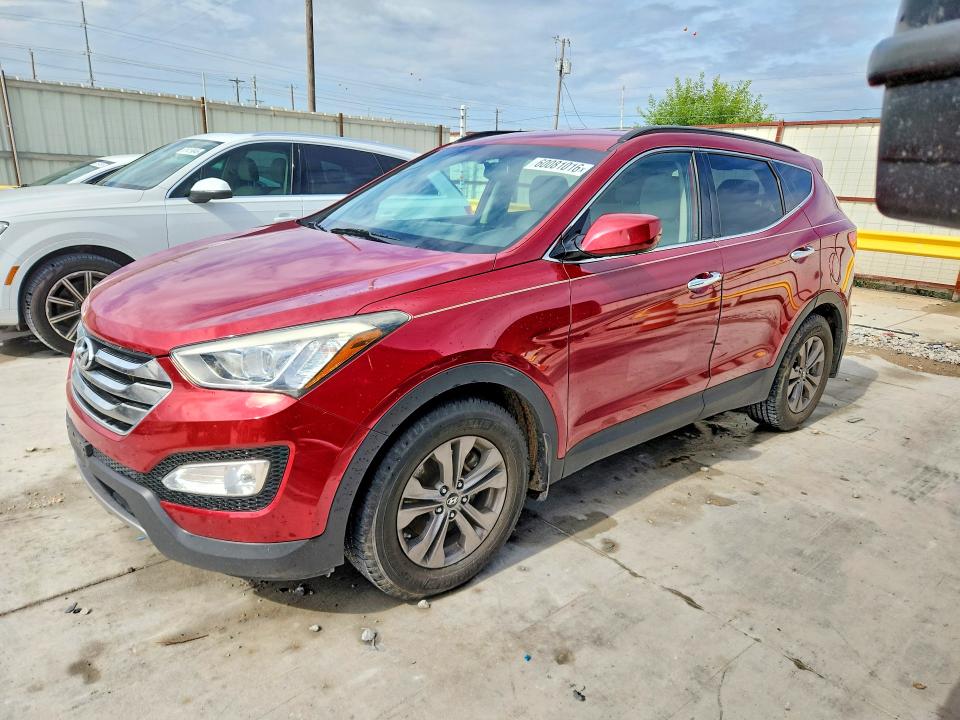 2013 Hyundai Santa fe VIN 5XYZU3LB6DG037418 COPART salvage auction — MECHANICAL, TX - CERTIFICATE OF TITLE, sold $800 on 2026-07-21 (photo 1)