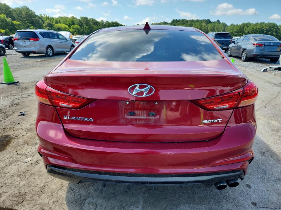 2017 Hyundai Elantra VIN KMHD04LB1HU315170 COPART salvage auction — MINOR DENT/SCRATCHES, Ms - Certificate Of Title, sold $675 on 2026-07-24 (photo 6)