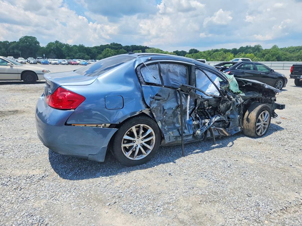 2008 Infiniti G35 VIN JNKBV61FX8M270386 COPART salvage auction — SIDE, NC - SALVAGE CERTIFICATE OF TITLE (P), sold $300 on 2026-07-15 (photo 3)
