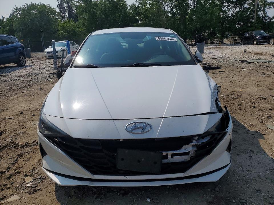 2021 Hyundai Elantra VIN 5NPLM4AG0MH012176 COPART salvage auction — REAR END, Md - Cert Of Salvage > 75% Damage, sold $100 on 2026-07-28 (photo 5)