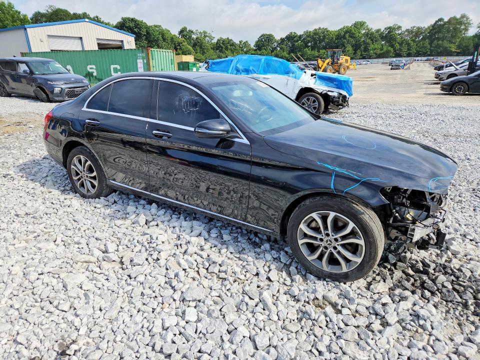 2017 Mercedes-benz C-klasse VIN WDDWF4KB6HR297738 COPART salvage auction — FRONT END, Ga - Cert Of Title-Salvage, sold $1,200 on 2026-07-21 (photo 4)