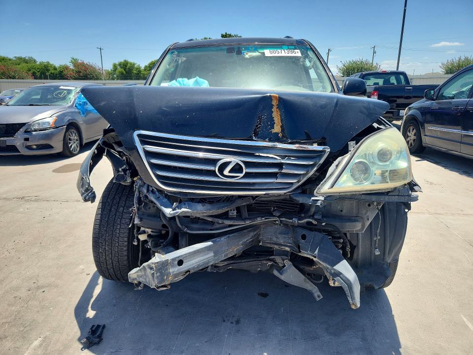 2004 Lexus Gx 470 VIN JTJBT20X740058523 COPART salvage auction — FRONT END, TX - SALVAGE VEHICLE TITLE (P), sold $1,000 on 2026-07-23 (photo 5)