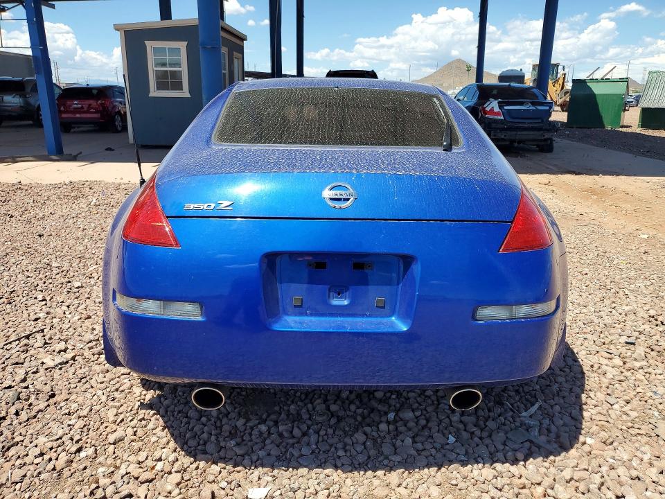2005 Nissan 350z VIN JN1AZ34D55M604929 COPART salvage auction — FRONT END, Az - Cert Of Title - Salvage, sold $250 on 2026-07-30 (photo 6)