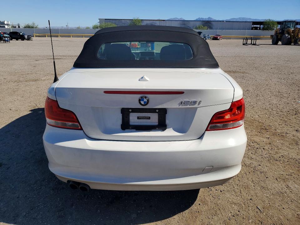 2012 BMW 1er VIN WBAUN1C57CVR00527 COPART salvage auction — FRONT END, Az - Cert Of Title - Salvage, sold $1,700 on 2026-07-17 (photo 6)