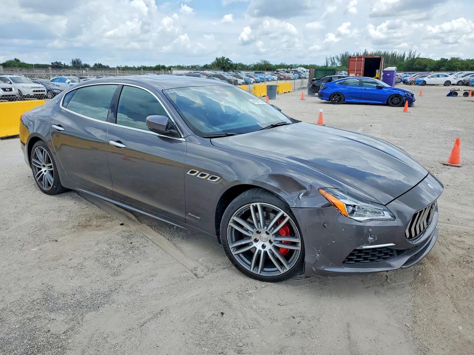 2018 Maserati Quattroporte VIN ZAM56YPL4J1281259 COPART salvage auction — FRONT END, FL - CERT OF TITLE SLVG REBUILDABLE, sold $1,100 on 2026-07-29 (photo 4)