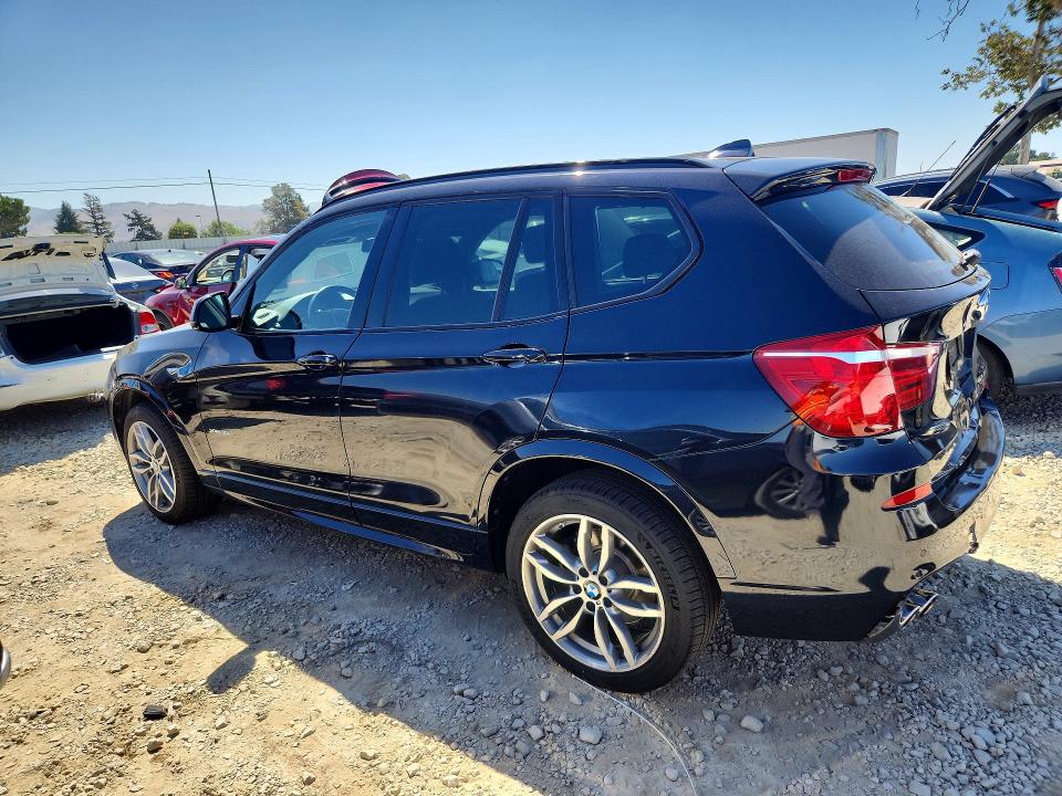 2016 BMW X3 VIN 5UXWX7C50G0R16756 COPART salvage auction — REAR END, CA - SALVAGE CERTIFICATE, sold $4,300 on 2026-07-30 (photo 2)