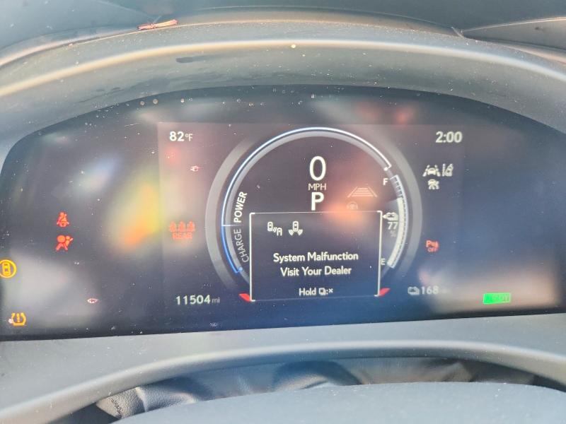 2025 Lexus Rz 450e VIN JTJAAAABXSA030835 COPART salvage auction — ALL OVER, Ca - Salvage Certificate, sold $9,100 on 2026-07-29 (photo 9)