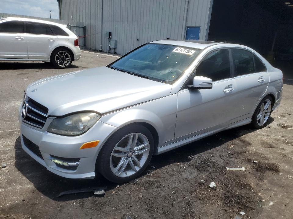 2014 Mercedes-benz C class VIN WDDGF4HB1EG247767 COPART salvage auction — MECHANICAL, FL - CERTIFICATE OF TITLE, sold $1,500 on 2026-08-12 (photo 1)