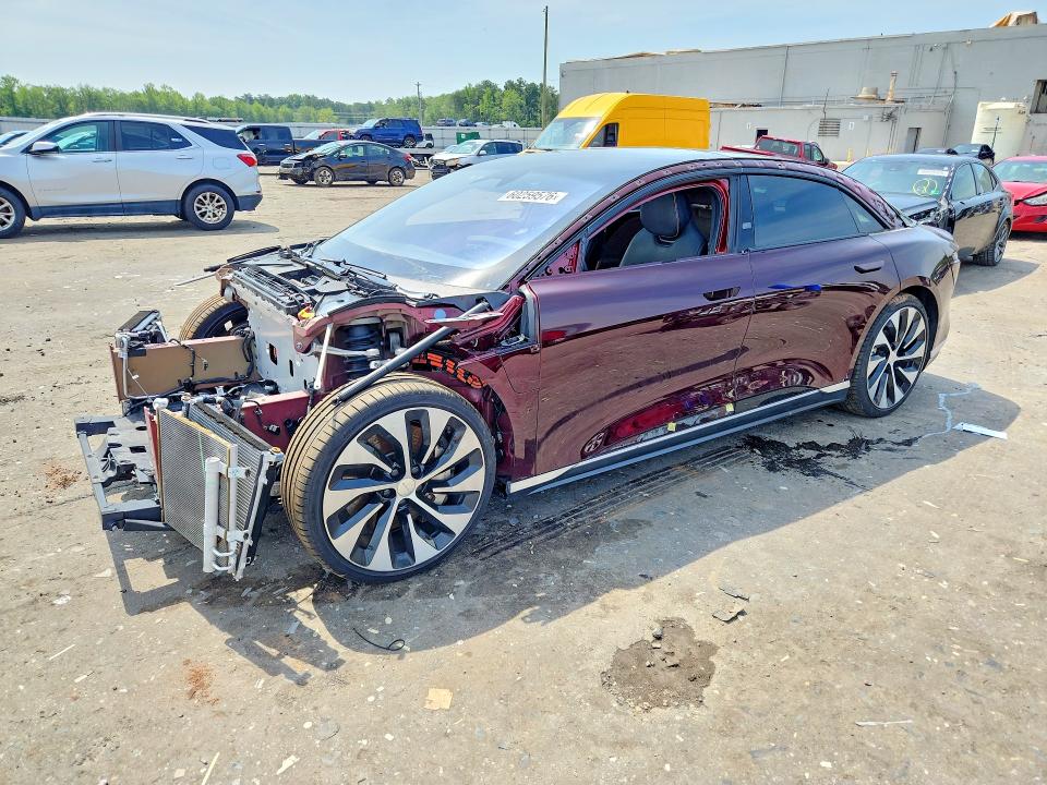 2023 Lucid Air VIN 50EA1TEA8PA002762 — COPART salvage auction photo