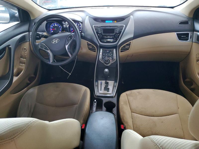 2013 Hyundai Elantra VIN 5NPDH4AE6DH257068 COPART salvage auction — NORMAL WEAR, Pa - Non Public Clean Title, sold $900 on 2026-07-29 (photo 8)