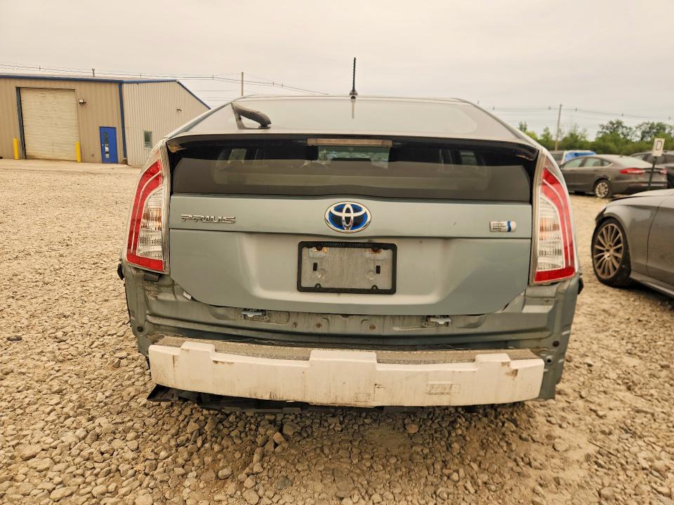 2014 Toyota Prius VIN JTDKN3DU6E1789653 COPART salvage auction — REAR END, NH - CERT OF TITLE-REBUILT VEHICLE, sold $2,950 on 2026-07-23 (photo 6)