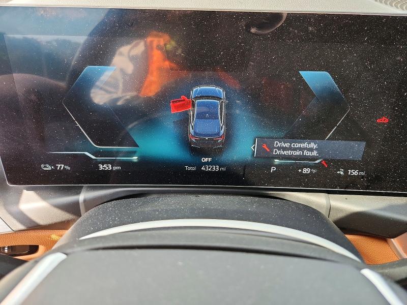 2023 BMW I4 VIN WBY43AW09PFR43046 COPART salvage auction — FRONT END, Salvage Title, sold $8,700 on 2026-08-24 (photo 9)