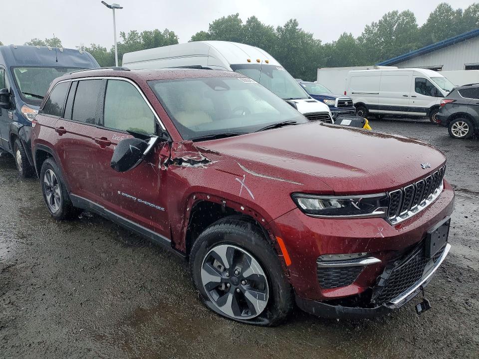 2024 Jeep Grand cherokee VIN 1C4RJYB66RC710889 COPART salvage auction — FRONT END, CT - CERTIFICATE OF TITLE (P), sold $19,800 on 2026-07-30 (photo 4)