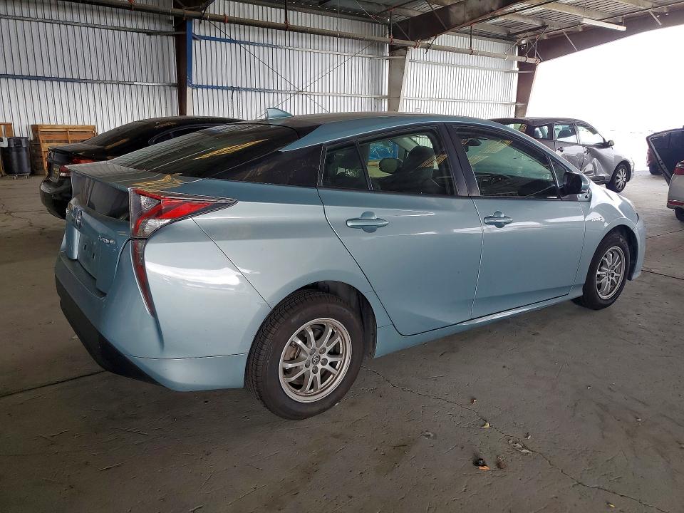 2017 Toyota Prius VIN JTDKBRFUXH3567618 COPART salvage auction — FRONT END, Ca - Dis/Dlr/Exp App For Dup Clean, sold $7,400 on 2026-07-27 (photo 3)