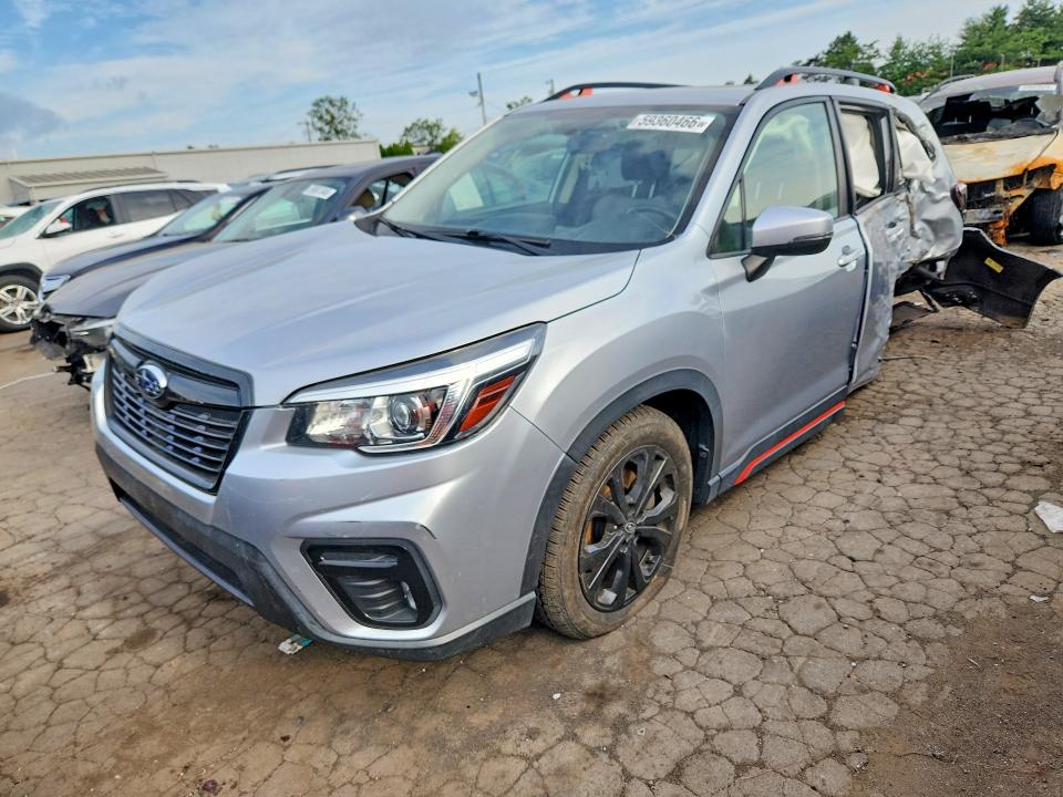 2019 Subaru Forester VIN JF2SKAJC0KH506743 COPART salvage auction — UNDERCARRIAGE, CT - CERTIFICATE OF TITLE, sold $2,250 on 2026-07-17 (photo 1)