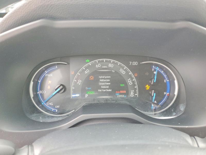 2025 Toyota Rav4 hybrid VIN JTMRWRFVXSJ067179 COPART salvage auction — FRONT END, Tx - Salvage Vehicle Title, sold $12,500 on 2026-07-28 (photo 9)