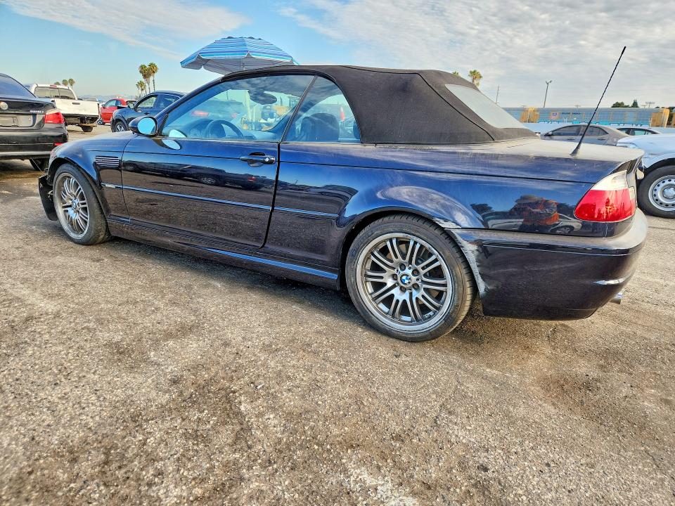 2001 BMW M3 VIN WBSBR93471EX20765 COPART salvage auction — FRONT END, Ca - Salvage Certificate, sold $8,400 on 2026-07-31 (photo 2)