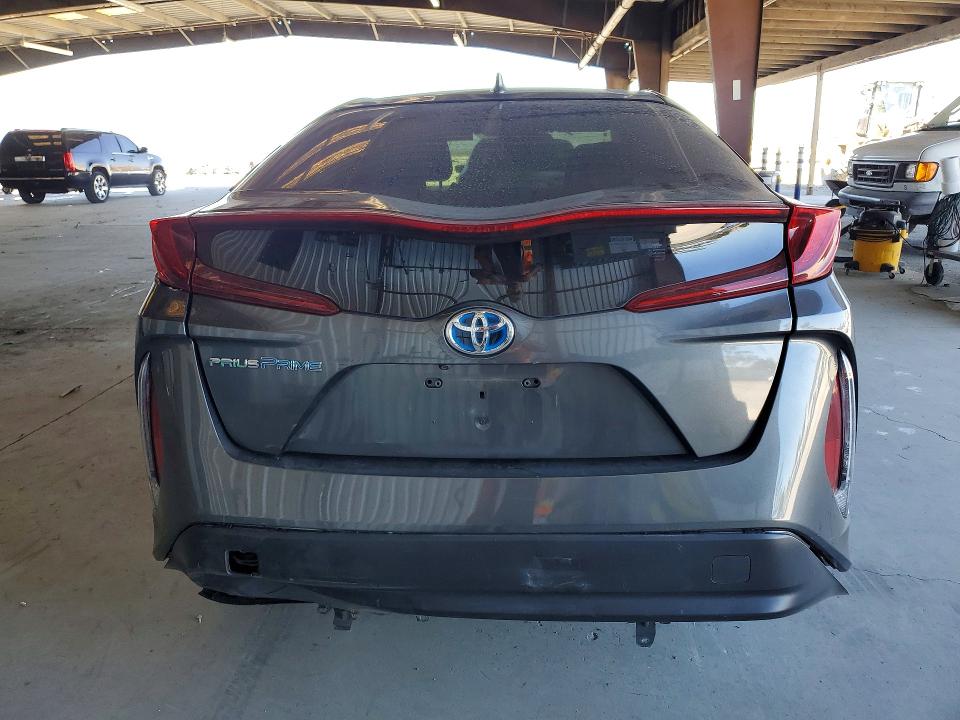 2018 Toyota Prius prime VIN JTDKARFP0J3081385 COPART salvage auction — SIDE, CA - SALVAGE CERTIFICATE, sold $8,500 on 2026-08-10 (photo 6)